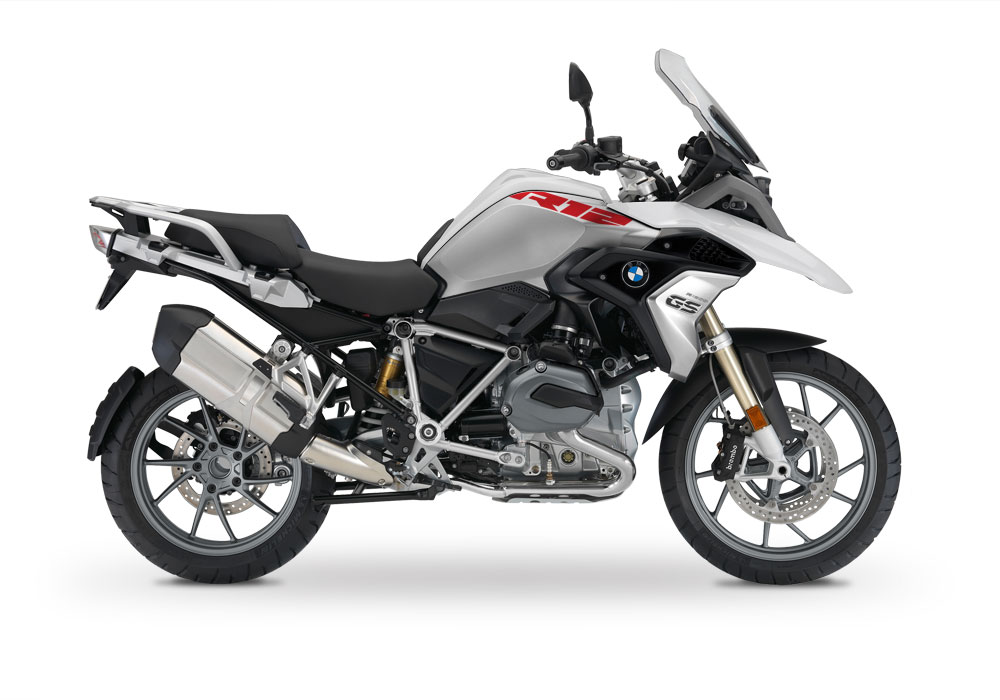 BMW R1200GS LC 2017+ Light White R12 Tank Stickers - Image 8