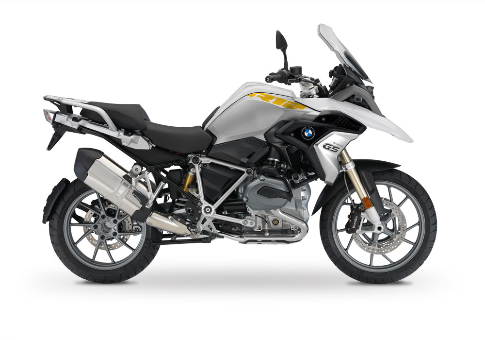 BMW R1200GS LC 2017+ Light White R12 Tank Stickers - Image 4