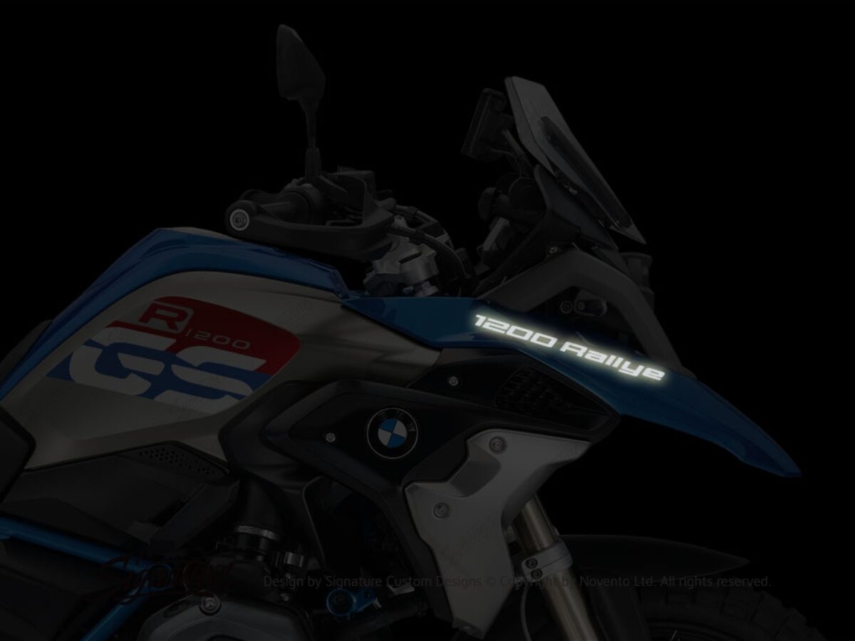 BMW Reflective Motorcycle Stickers Racing Fuel Tank Shock Side Strip Box  Helmet Decals Waterproof Decoration