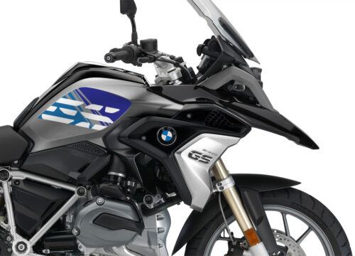 BMW R1200GS LC 2017+ Black Storm Style Anniversary LE Blue Side Tank Stickers