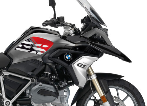 BMW R1200GS LC 2017+ Black Storm Style Anniversary LE Red Side Tank Stickers