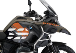 BMW R1200GS LC Adventure Olive Matte Style Anniversary LE Orange Side Tank Stickers