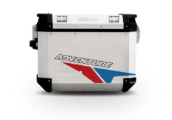 Givi Trekker Outback Side Panniers Velos Red & Blue Stickers Kit