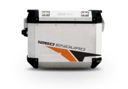 GISTI 2678 Trekker Outback Side Panniers 48lt 37lt Velos Orange Black Stickers Kit 1260ENDURO