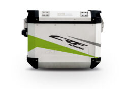 Givi Trekker Outback Side Panniers Vivo Toxic Green  Stickers Kit