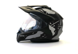 BMW GS Enduro Helmet (Black) Safari Grey Variations Stickers Kit