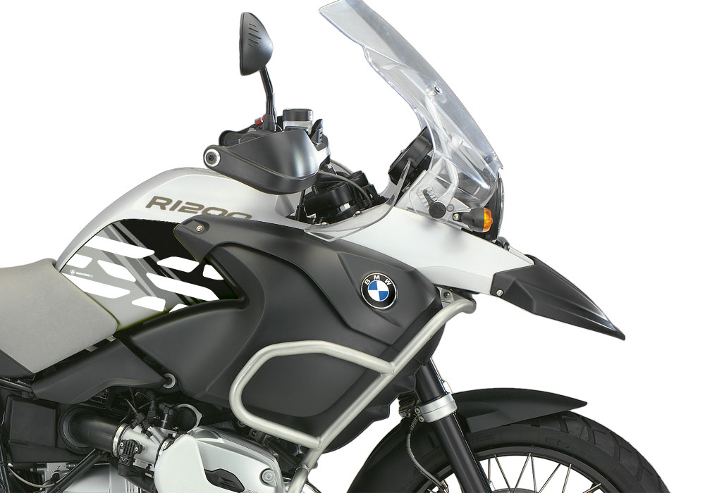 BMW R1200GS Adventure 2006-2007 Alpine White Style Anniversary LE Black Side Tank Stickers