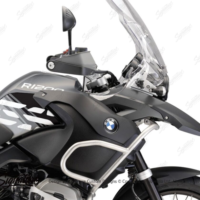 Lot De 2 Autocollants Anthracite Compatibles Avec BMW R