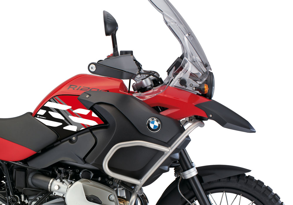 BMW R1200GS Adventure 2008-2013 Magna Red Style Anniversary LE Red Side Tank Stickers