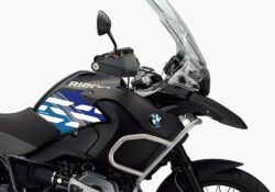 BMW R1200GS Adventure 2008-2013 Triple Black Style Anniversary LE Blue Side Tank Stickers