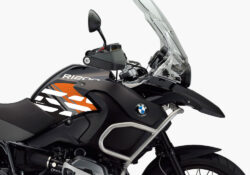 BMW R1200GS Adventure 2008-2013 Triple Black Style Anniversary LE Orange Side Tank Stickers