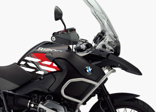 BMW R1200GS Adventure 2008-2013 Triple Black Style Anniversary LE Red Side Tank Stickers