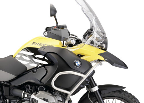 BMW R1200GS Adventure 2008-2013 Sunset Yellow Style Anniversary LE Black Side Tank Stickers