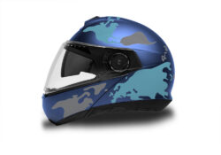 HEL 2876 Schuberth C4 Blue Matte Helmet The Globe Series Blue Grey Stickers Kit 01 1