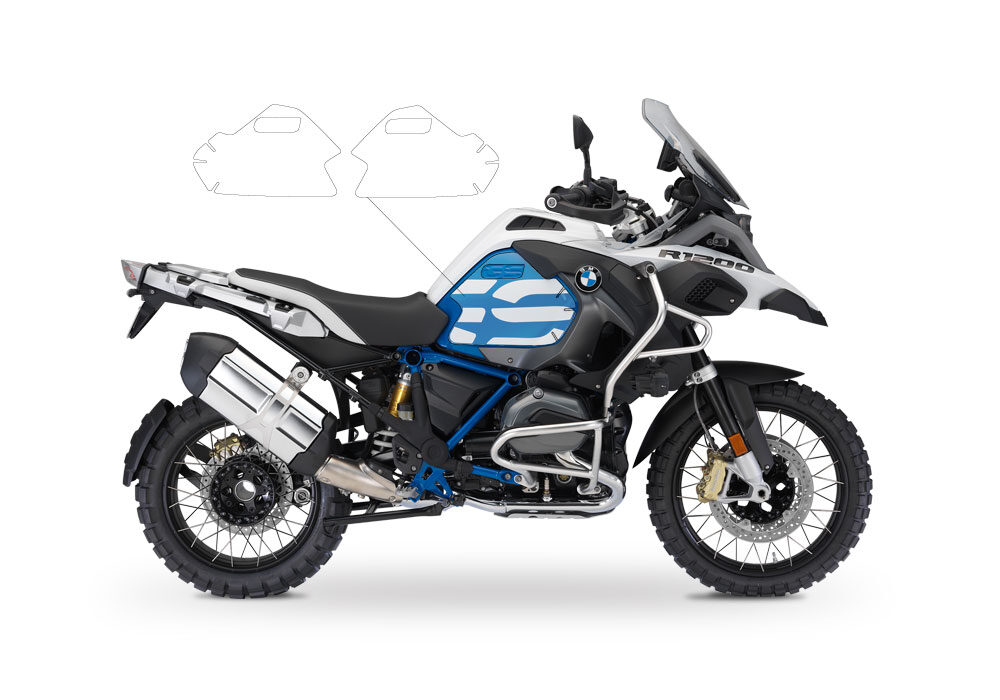 BMW R1200GS LC Adventure STYLE RALLYE Side Tank Protective Film