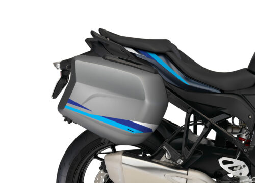 BMW Touring Side Panniers Alive Blue Variations Stickers Kit