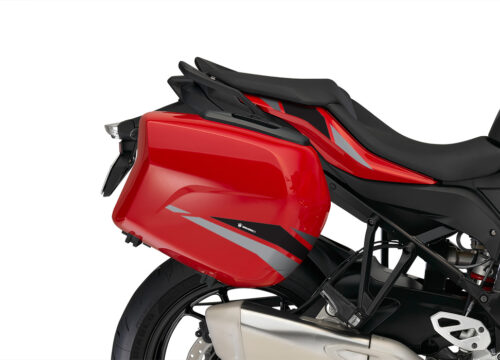 BMW Touring Side Panniers Voro Black & Grey Stickers Kit