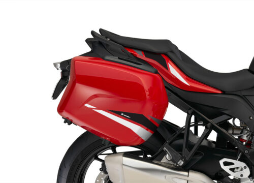 BMW Touring Side Panniers Voro White & Grey Stickers Kit