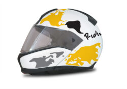 HEL 2936 BMW System 6 Bright White The Globe Series Yellow Silver Stickers Kit 01 1