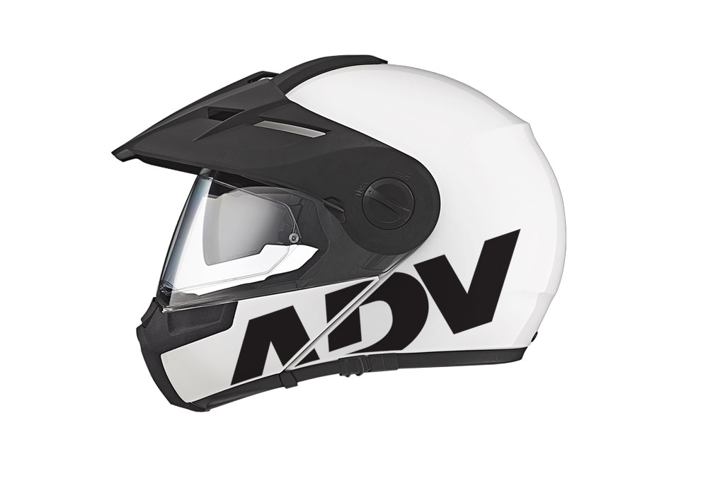 Schuberth E1 Helmet (White) ADV Stickers Kit Signature Custom Designs