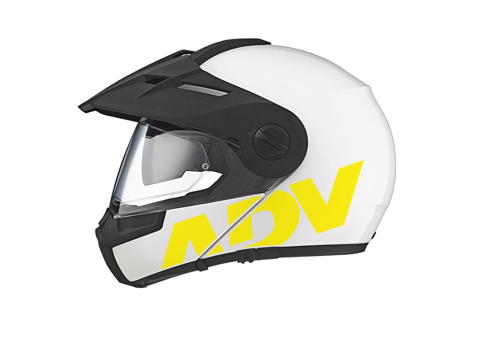 Schuberth E1 Helmet (White) ADV Stickers Kit - Image 11