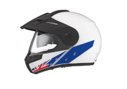 Schuberth E1 Helmet (White) The Flag Series New Zealand Stickers
