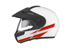 Schuberth E1 Helmet (White) The Flag Series Austria Stickers