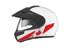 Schuberth E1 Helmet (White) The Flag Series Canada Stickers