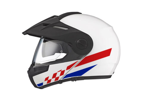 Schuberth E1 Helmet (White) The Flag Series Croatia Stickers