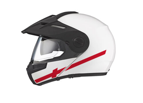 Schuberth E1 Helmet (White) The Flag Series England Stickers