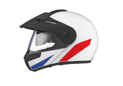 Schuberth E1 Helmet (White) The Flag Series France Stickers