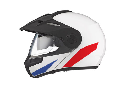 Schuberth E1 Helmet (White) The Flag Series France Stickers