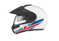 Schuberth E1 Helmet (White) The Flag Series Iceland Stickers
