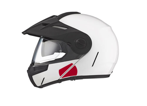 Schuberth E1 Helmet (White) The Flag Series Japan Stickers