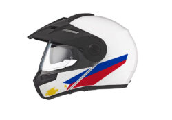 Schuberth E1 Helmet (White) The Flag Series Philippines Stickers