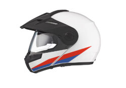 Schuberth E1 Helmet (White) The Flag Series Russia Stickers