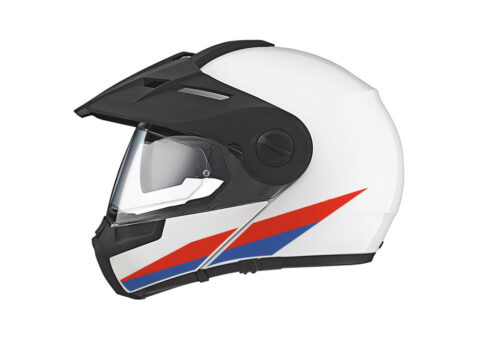 Schuberth E1 Helmet (White) The Flag Series Russia Stickers