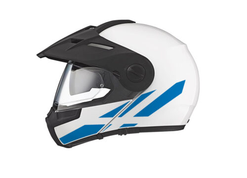Schuberth E1 Helmet (White) The Flag Series Scotland Stickers