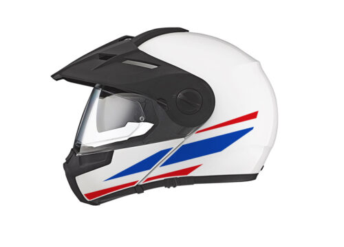 Schuberth E1 Helmet (White) The Flag Series Thailand Stickers