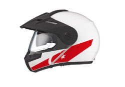 Schuberth E1 Helmet (White) The Flag Series Turkey Stickers