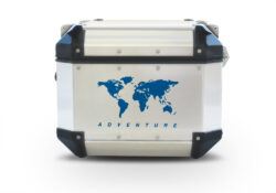 Givi Trekker Outback Top Box The Globe Blue Stickers Kit