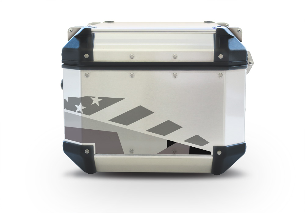 Givi Trekker Outback Top Box M90 Grey Camo Stickers Kit