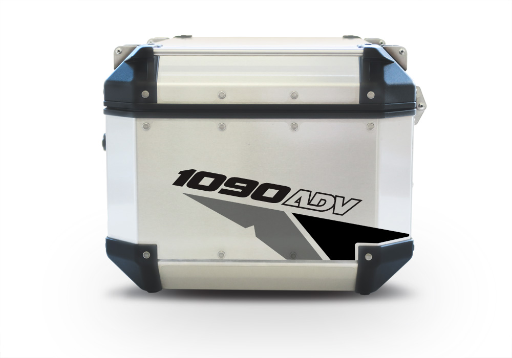 Givi Trekker Outback Top Box Velos Black & Grey Stickers Kit - Image 7
