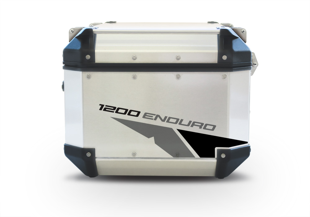 Givi Trekker Outback Top Box Velos Black & Grey Stickers Kit - Image 6