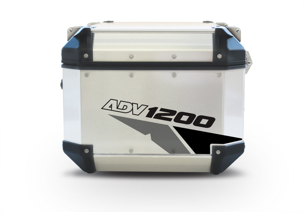 Givi Trekker Outback Top Box Velos Black & Grey Stickers Kit - Image 5