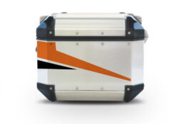 Givi Trekker Outback Top Box Vivo Black & Orange Stickers Kit