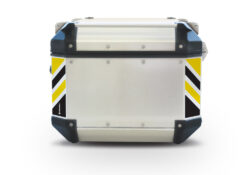 Givi Trekker Outback Top Box Black & Yellow Reflective Stripes