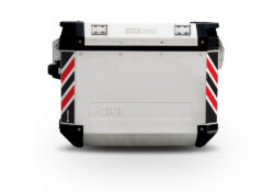 Givi Trekker Outback Side Panniers Black & Red Reflective Stripes