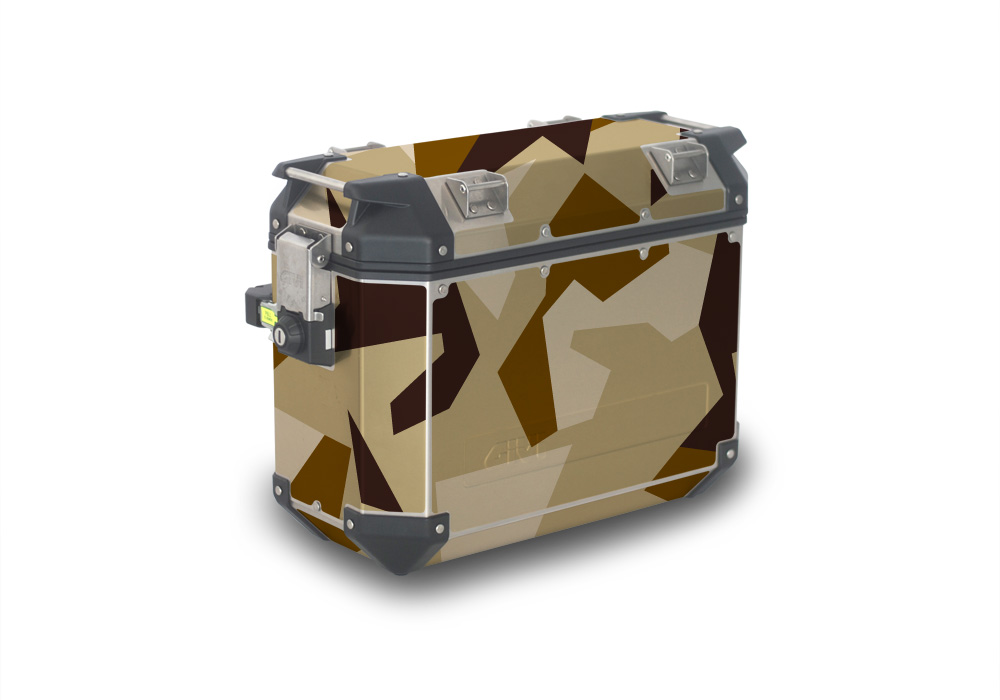 Givi Trekker Outback Side Panniers M90 Dessert Camo Stickers Kit - Image 3