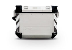 GISTI 3070 Givi Trekker Outback Side Panniers 48lt 37lt Black White Reflective Stripes Stickers Kit 01